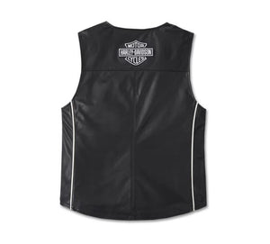 Men's Factory Leather Vest 97004-24VM